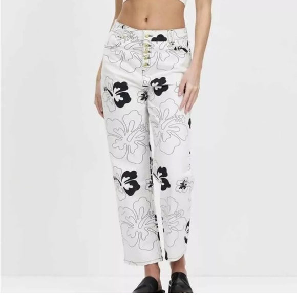 HOUSE OF SUNNY Hibiscus Jessie Pants Size US 12 - Picture 2 of 11